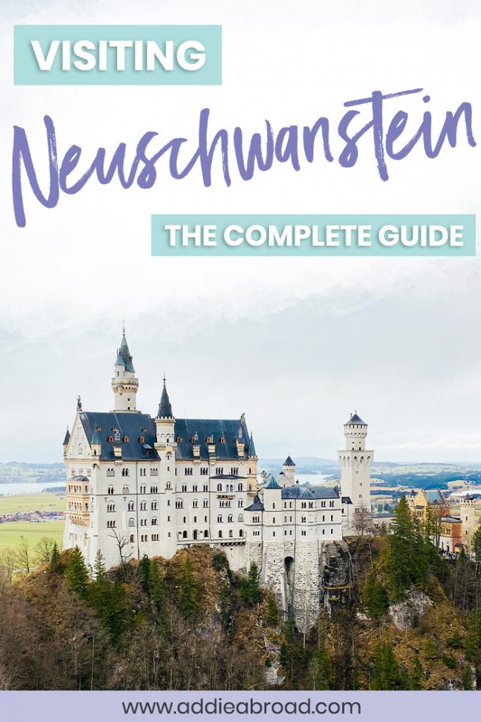 Planning on visiting Neuschwanstein Castle on your trip to Germany? Learn all about Schloss Neuschwanstein, how to get tickets, the best photo spots, how to visit on a day trip from Munich, and more in this complete guide! #germany #travel