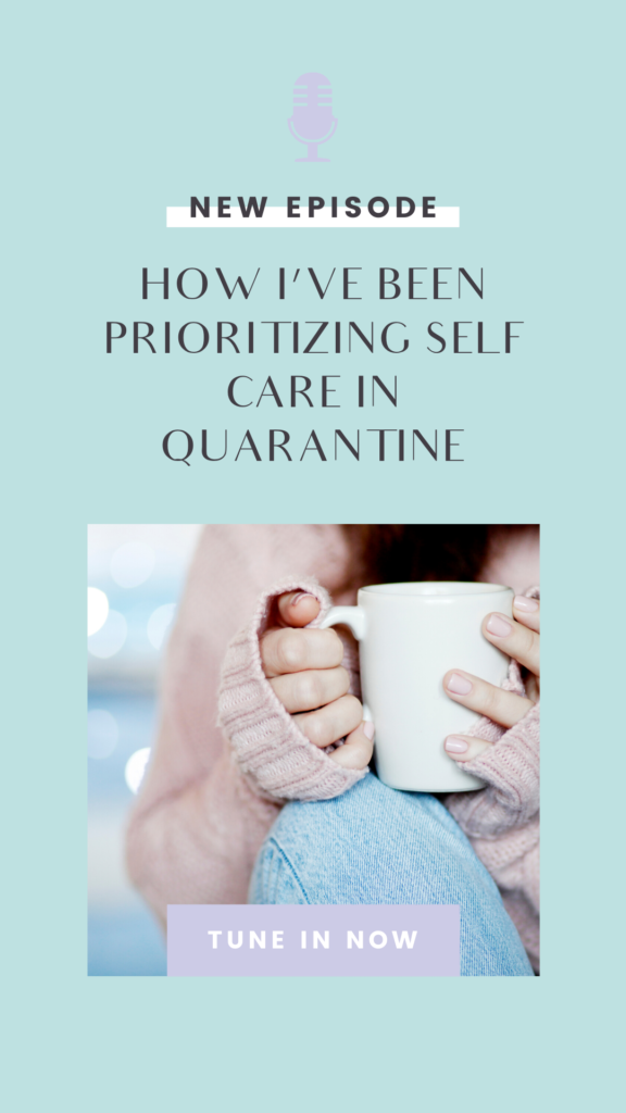 In this crazy season, it’s more important than ever to prioritize your self care routine. If you’re looking for self care at home ideas, then you’ll definitely want to tune into this episode! Learn about how you can practice self care through the Miracle Morning, mediation, journaling, yoga, bullet journaling, skincare, and more. #selfcare