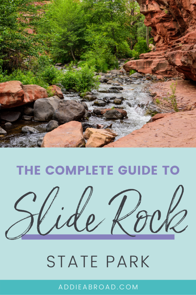 Looking for some of the best things to do in Sedona, Arizona? Slide Rock State Park is a must-visit for hiking and natural water slides! Click through for the complete guide.