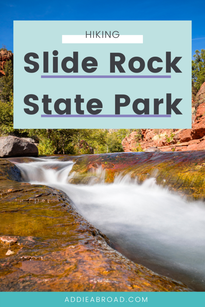 Slide Rock State Park is by far one of the best things to do in Sedona, Arizona! Whether you're on an Arizona road trip or staying in Sedona, it's a must-visit for hiking and natural water slides! Click through to start planning your trip!